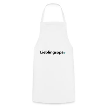 Lieblingsopa bester Opa der Welt Spruch Geschenk - Kochschürze - Weiß - Vorne - AI Model Male 185 dark (185cm)