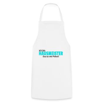 Caretaker gift idea funny saying caretaker - Cooking Apron - white - Front - AI Model Male 185 dark (185cm)