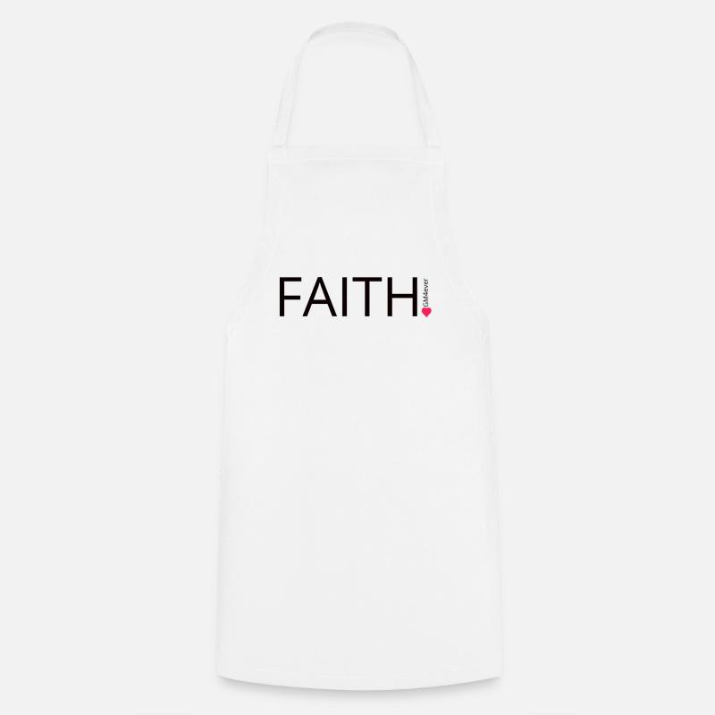 Faith George Michael Fan Gift - Cooking Apron - white