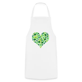 Irlande - Tablier de cuisine - blanc - Devant - AI Model Male 185 dark (185cm)