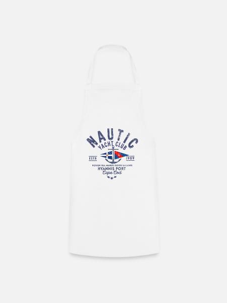 Nautic Yacht Club Hyannis Port Cape Cod - Kochschürze - Weiß
