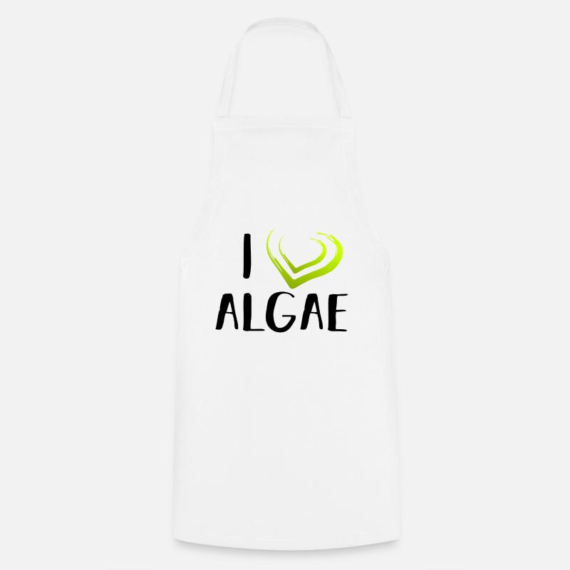 J'aime les algues - Tablier de cuisine - blanc