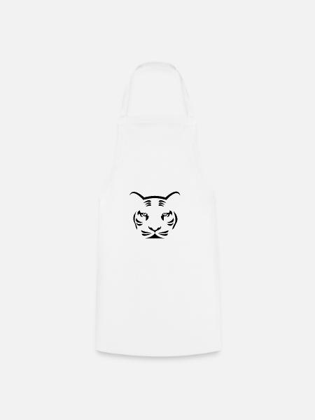 Tiger Logo - Kochschürze - Weiß