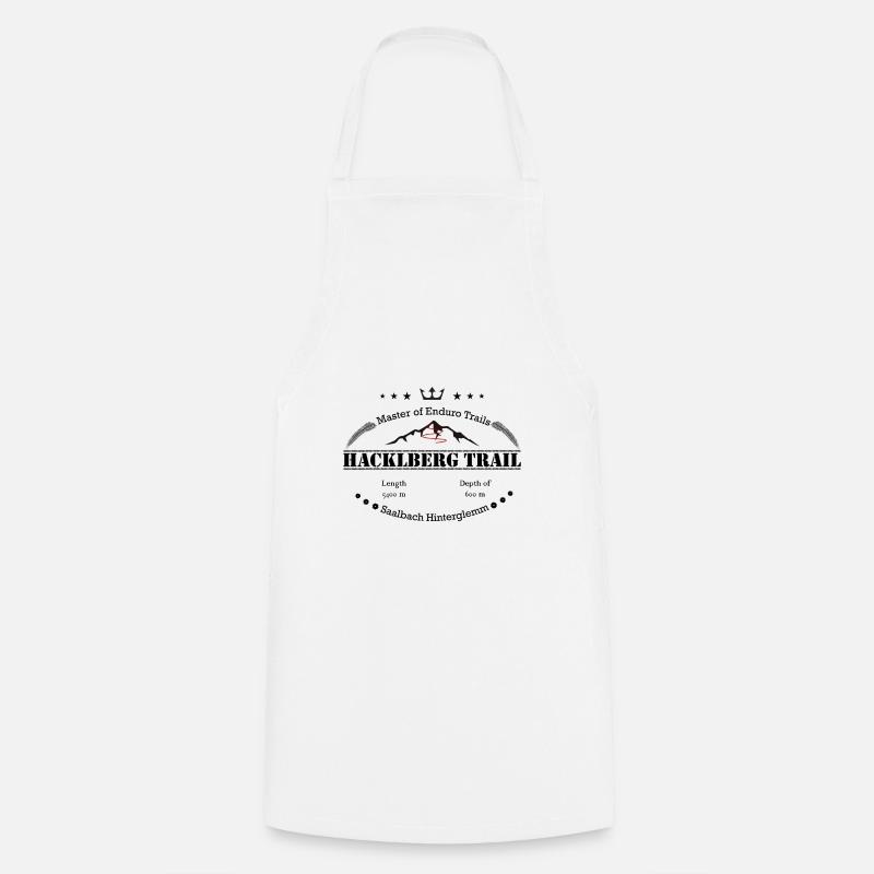 Master Enduro Trail Hacklberg Trail Saalbach Rad - Cooking Apron - white