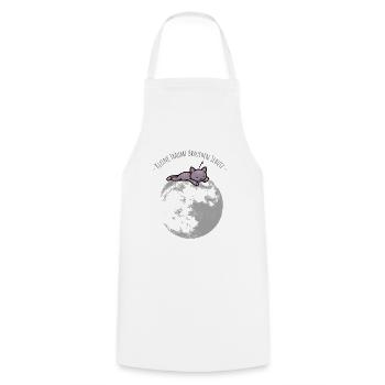 Little dreams need protection - Cooking Apron - white - Front - AI Model Male 185 dark (185cm)