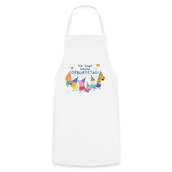Peppa Pig Geburtstagsdesign Mit Spruch - Kochschürze - Weiß - Vorne - AI Model Male 185 dark (185cm)