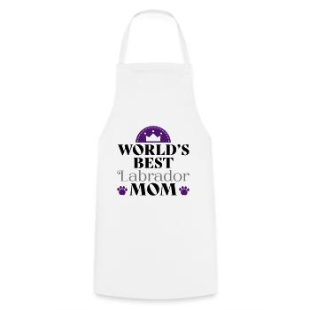 Labrador - Cooking Apron - white - Front - AI Model Male 185 dark (185cm)