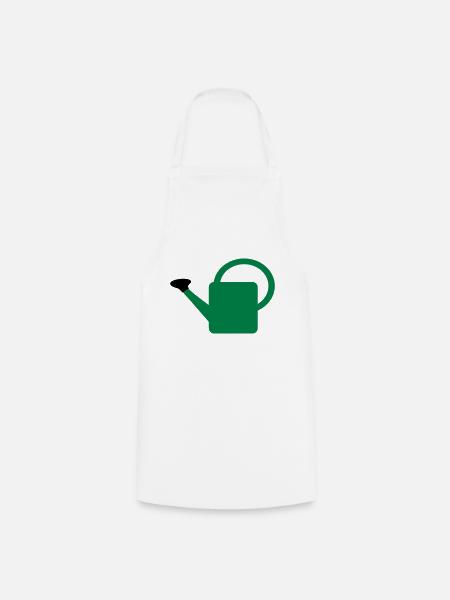 arrosoir - Tablier de cuisine - blanc