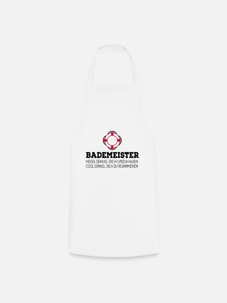 Bademeister - Kochschürze - Weiß