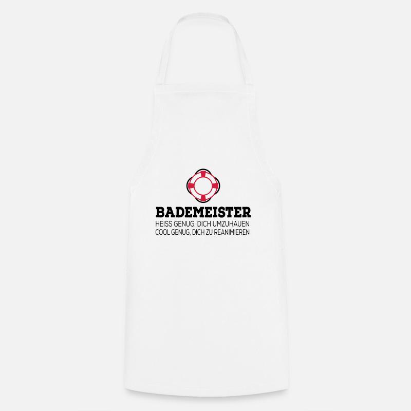 Maître-nageur - Tablier de cuisine - blanc