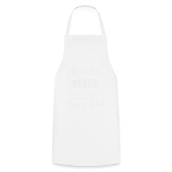 Original 1935 Vintage Cadeau D’anniversaire - Tablier de cuisine - blanc - Devant - AI Model Male 185 dark (185cm)