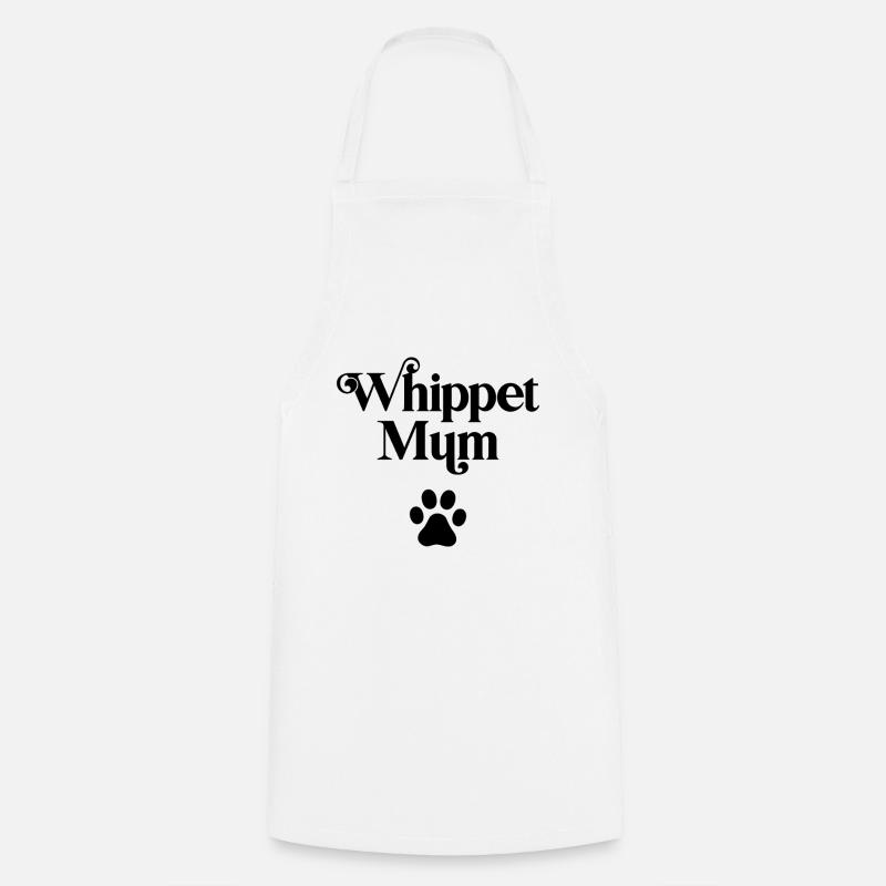 Whippet Mum - Cooking Apron - white