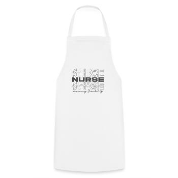 Learning Disability Nurse Medical Nurses Stylish - Cooking Apron - white - Front - AI Model Male 185 dark (185cm)