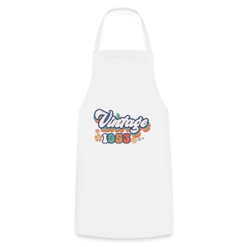 1953 Anniversaire 70 ans Vintage - Tablier de cuisine - blanc - Devant - AI Model Male 185 dark (185cm)