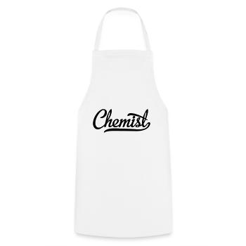 Chimistes - Tablier de cuisine - blanc - Devant - AI Model Male 185 dark (185cm)