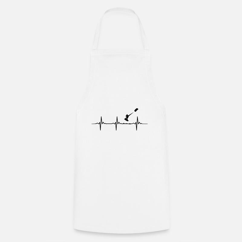 Kite Surfer Kitesurfer Kiteboarding Geschenk Idee - Kochschürze - Weiß