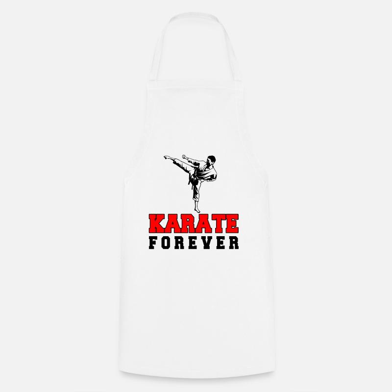 Karaté Pour Toujours - Tablier de cuisine - blanc