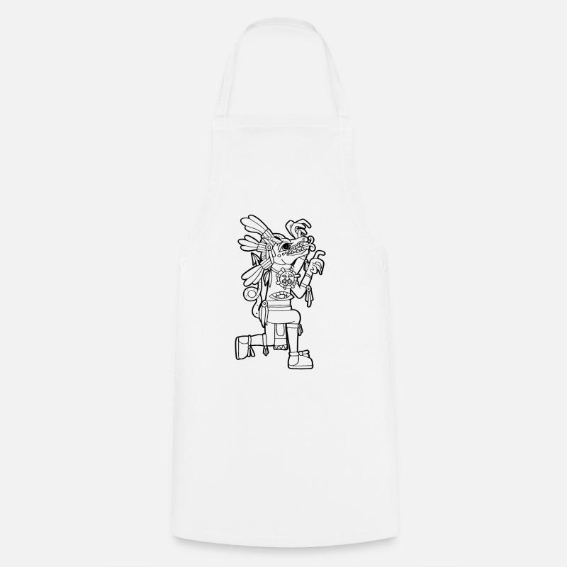 Xolotl Aztèque Dieu Nahuatl Maya Inca Toltèques - Tablier de cuisine - blanc