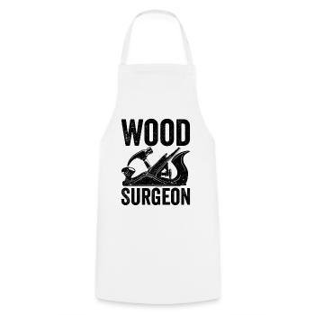 Soil Surgeon Farmer Agriculture - Cooking Apron - white - Front - AI Model Male 185 dark (185cm)