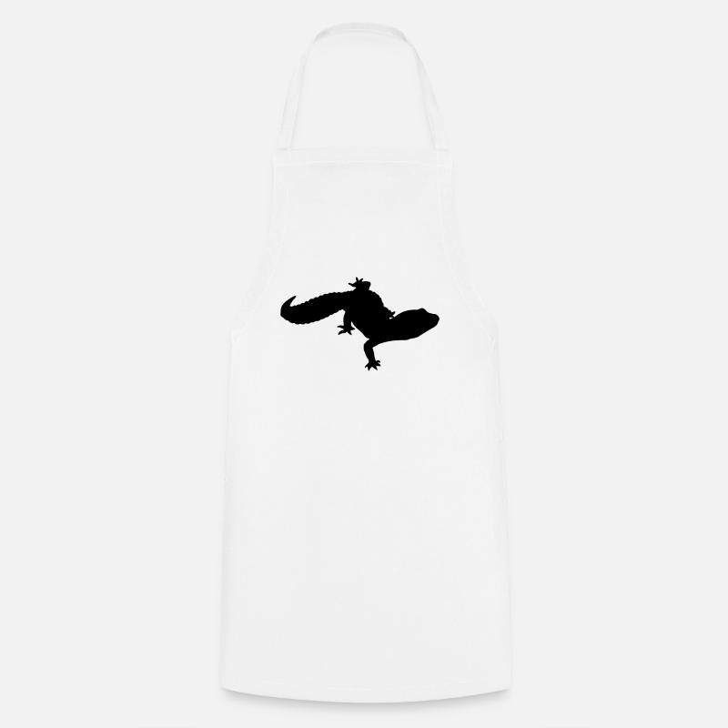 Gecko léopard - Tablier de cuisine - blanc