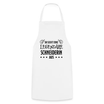 Schneiderin Nähen Witz Spruch Schneiderin Geschenk - Kochschürze - Weiß - Vorne - AI Model Male 185 dark (185cm)