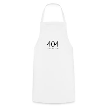 Computer IT Programmer Coder Gift Idea - Cooking Apron - white - Front - AI Model Male 185 dark (185cm)