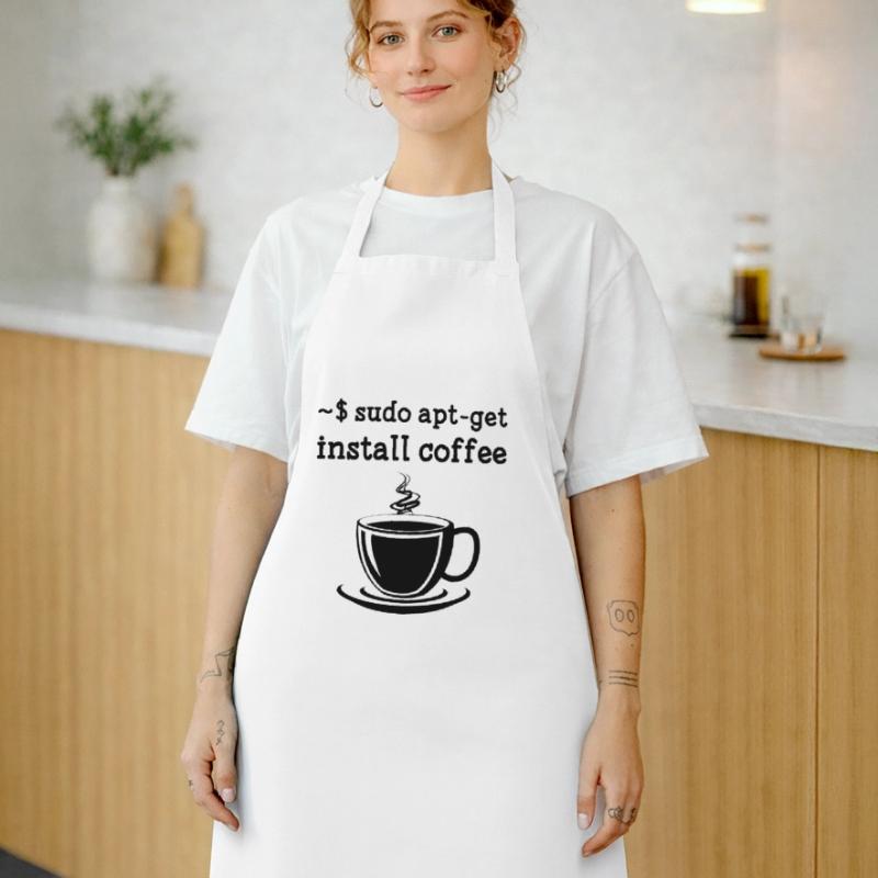 Sudo apt-get installer coffee linux Tablier de cuisine