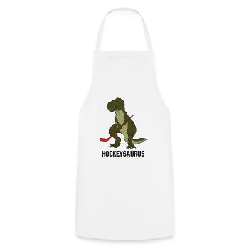 Hockey sur glace Dinosaure Hockey Garçon Enfants Hockey - Tablier de cuisine - blanc - Devant - AI Model Male 185 dark (185cm)