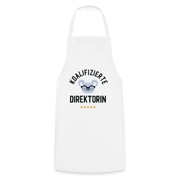 Koalifizierte Direktorin Geschenk Lustig - Kochschürze - Weiß - Vorne - AI Model Male 185 dark (185cm)
