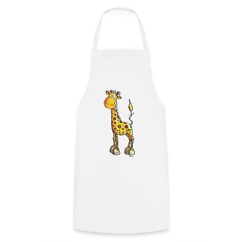 Süße Giraffe - Giraffen - Kochschürze - Weiß - Vorne - AI Model Male 185 dark (185cm)