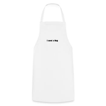 need hug - Tablier de cuisine - blanc - Devant - AI Model Male 185 dark (185cm)
