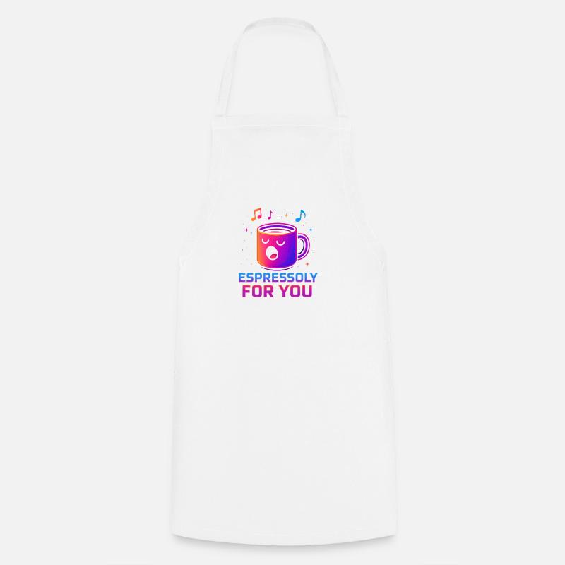 espressoly pour vous - Tablier de cuisine - blanc
