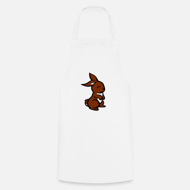 Rabbit / / cute animals - Cooking Apron - white
