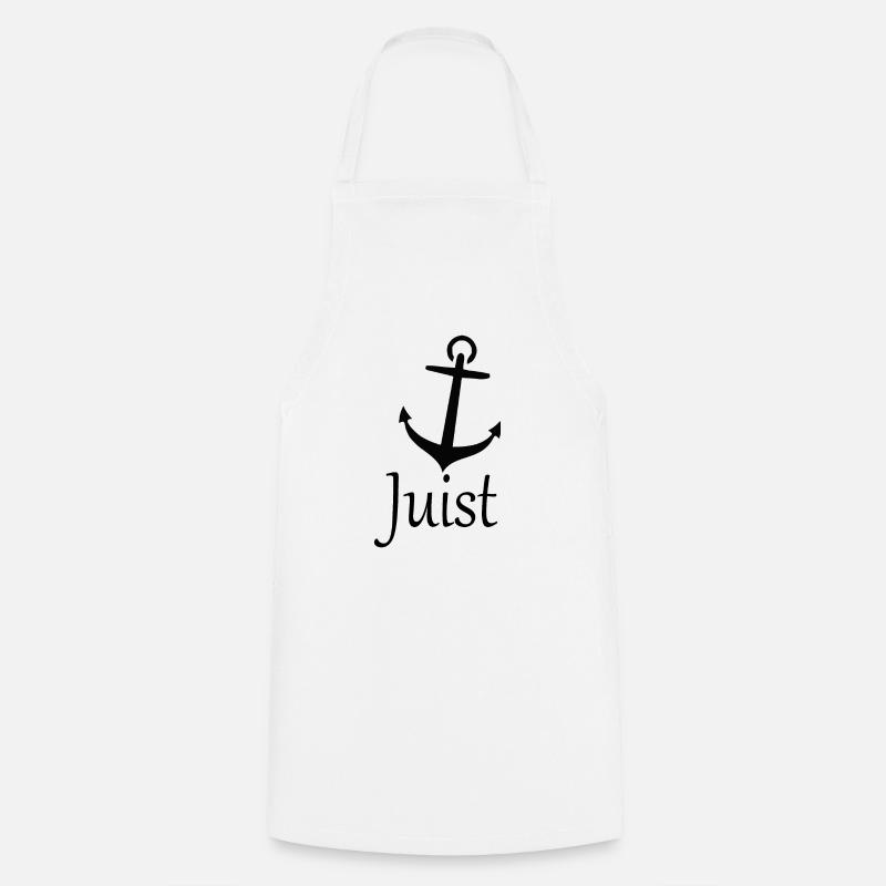Ancre de juiste - Tablier de cuisine - blanc