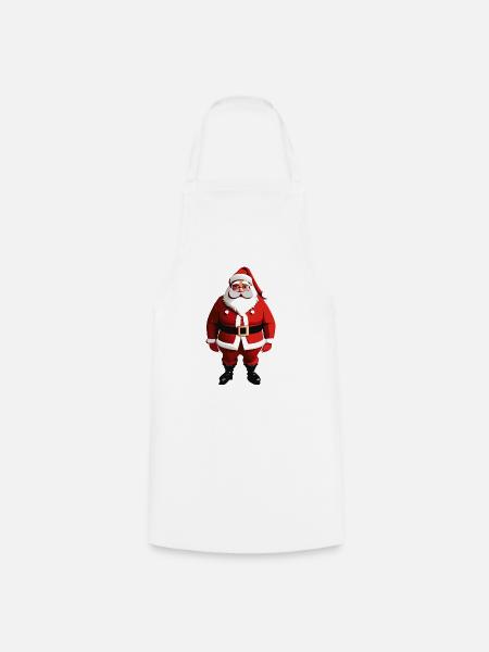 Weihnachtsmann - Kochschürze - Weiß