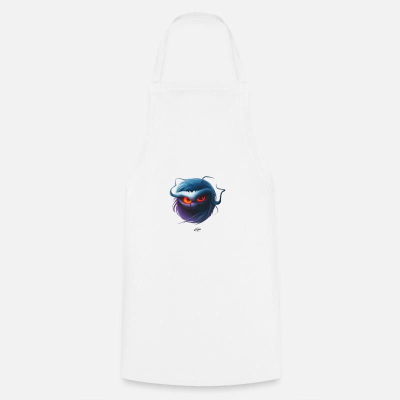 Boule à fourrure maléfique - Tablier de cuisine - blanc