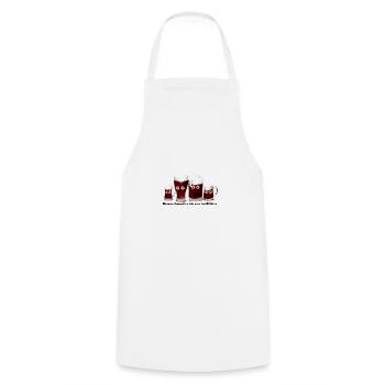 Altbier, Braun Je n’accepte qu’en altbier - Tablier de cuisine - blanc - Devant - AI Model Male 185 dark (185cm)