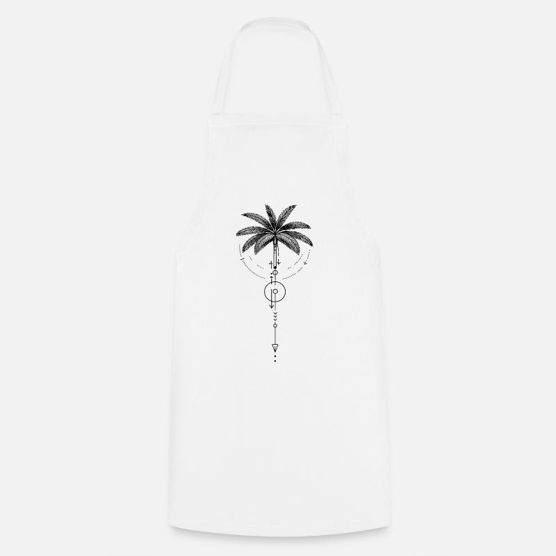 Wanderlust - Cooking Apron - white