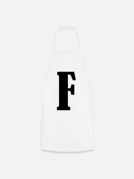 F - Kochschürze - Weiß