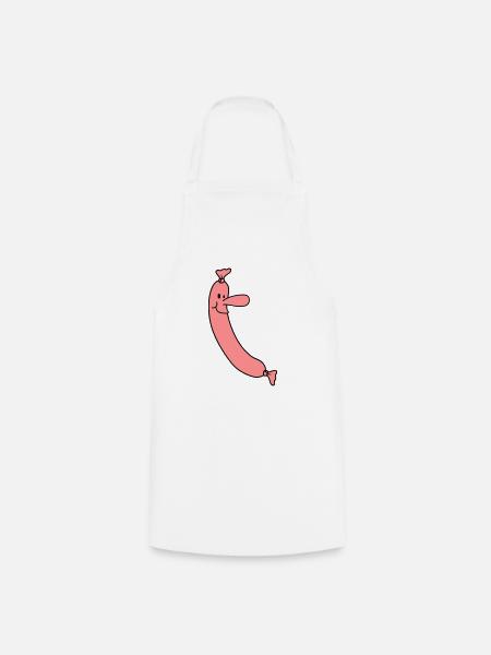 Sausage Man - Kochschürze - Weiß