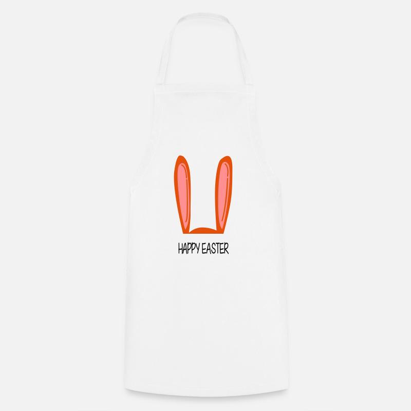 Happy Easter - Kochschürze - Weiß