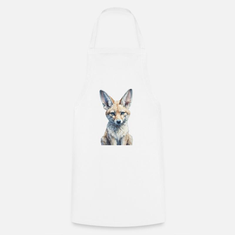 Fennec Renard - Tablier de cuisine - blanc