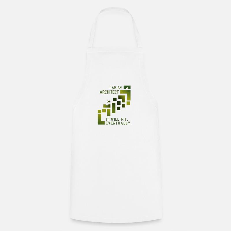Architecte - Tablier de cuisine - blanc