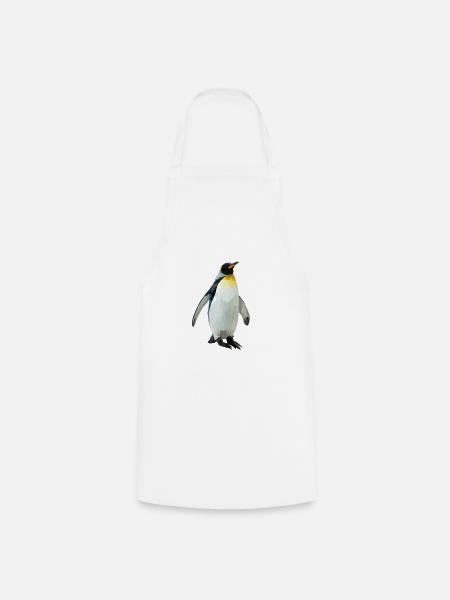 pinguin - Kochschürze - Weiß