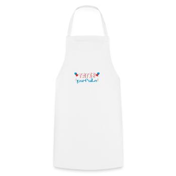 TATIE parfaite - Tablier de cuisine - blanc - Devant - AI Model Male 185 dark (185cm)