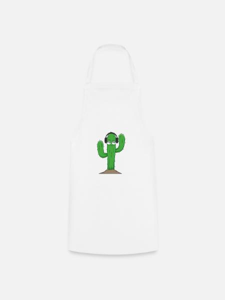 CDMO Cactus - Kochschürze - Weiß