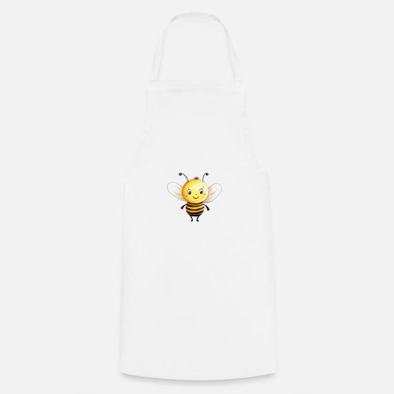Bee Bee Class Design - Cooking Apron - white