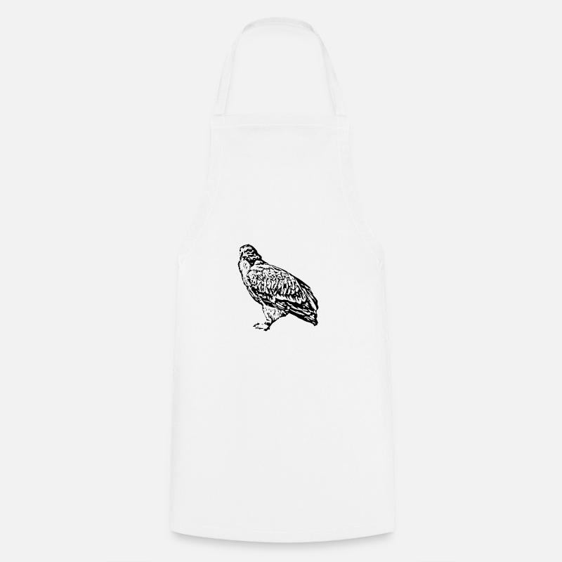 Falken Vogel Vögel - Kochschürze - Weiß