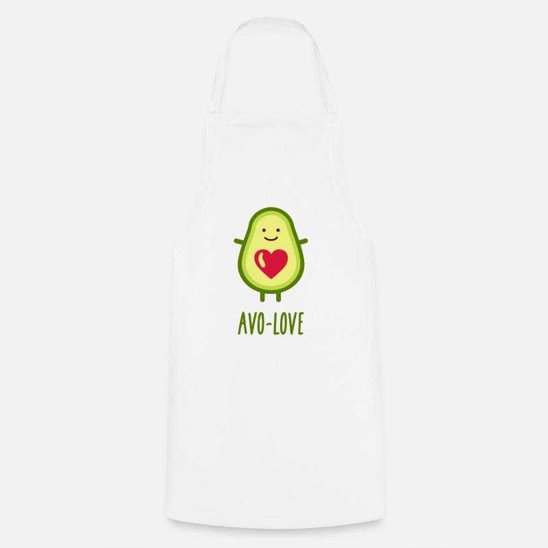 avocat - Tablier de cuisine - blanc
