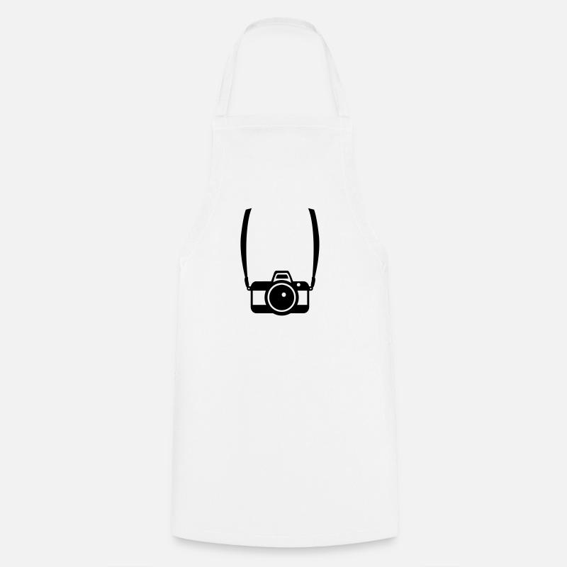 Camera - Cooking Apron - white